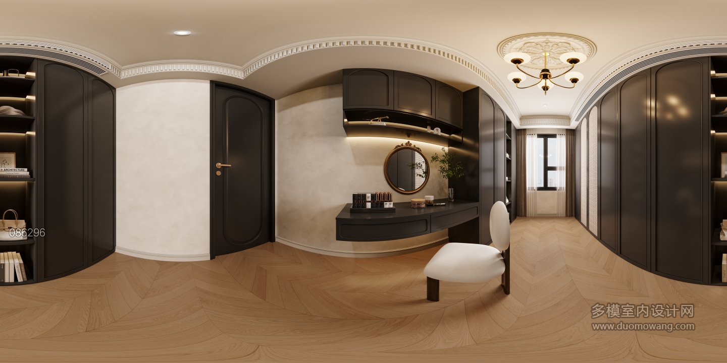 法式衣帽间-全景