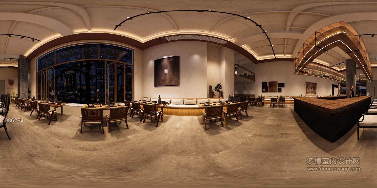 山野风餐厅全景1