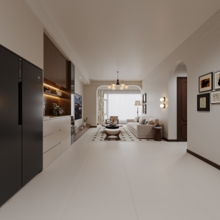 现代中古客厅一