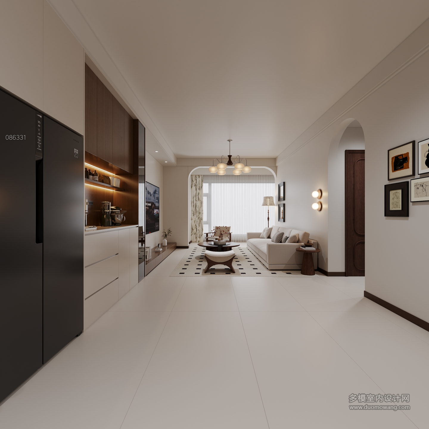 现代中古客厅一