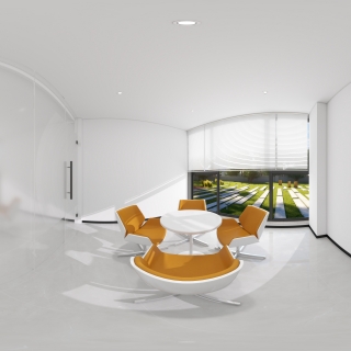 现代展厅洽谈室