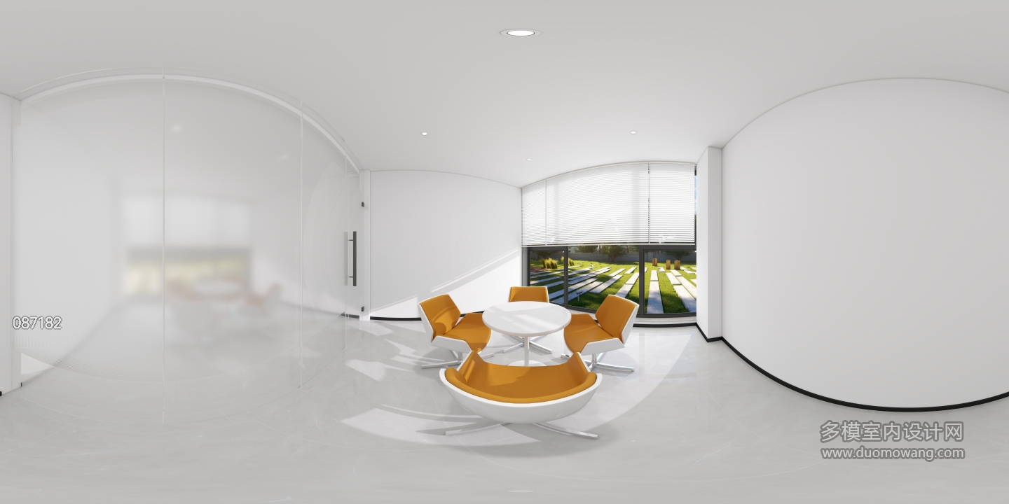 现代展厅洽谈室