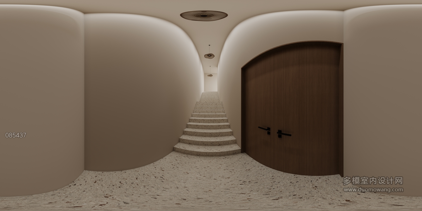 原木-楼梯间全景