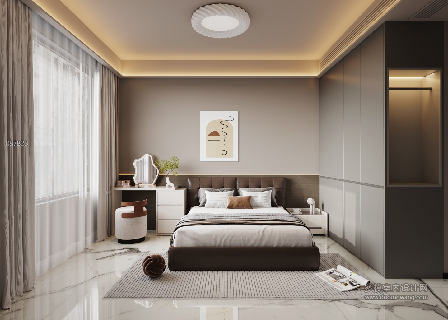 10现代大女儿房单张