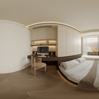 中古风榻榻米全景