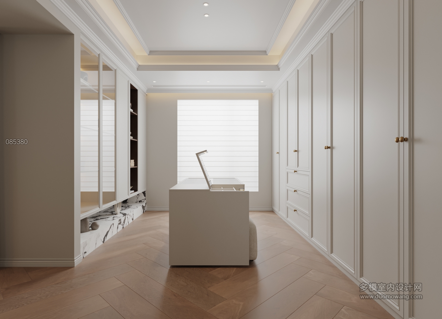 4楼主卧室衣帽间静态