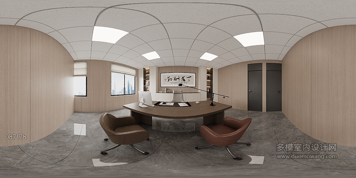 二楼现代副总办公室