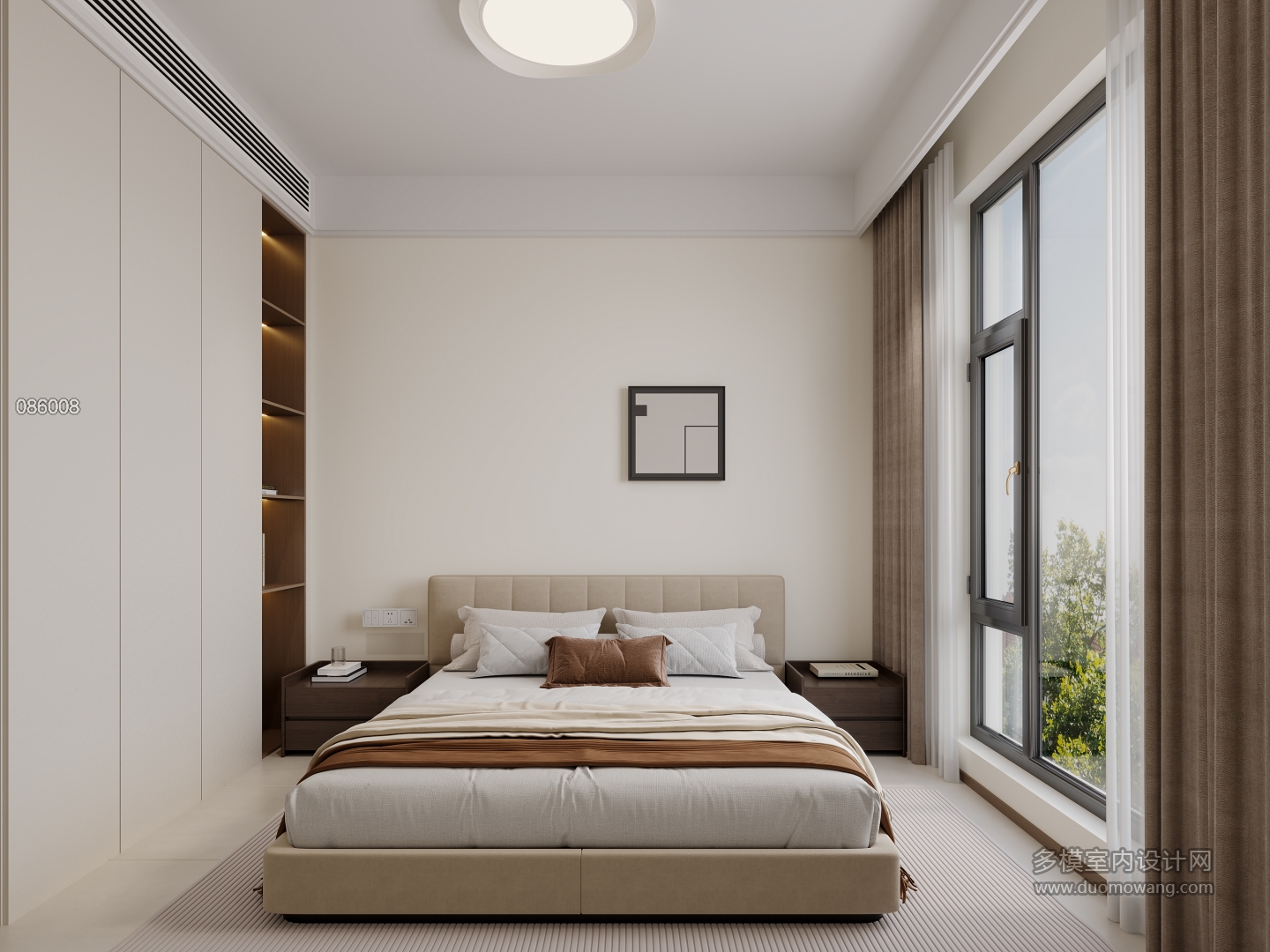 现代中古次卧单张