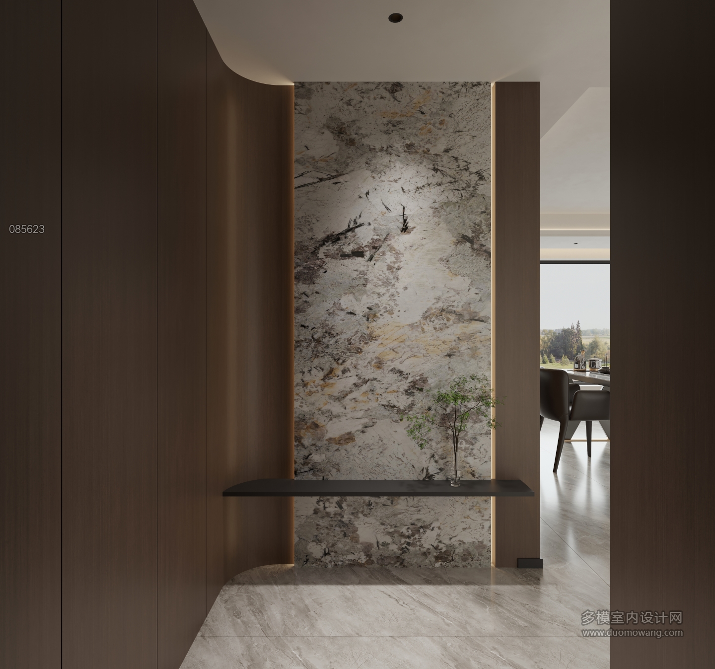 现代 意式 入户 单张