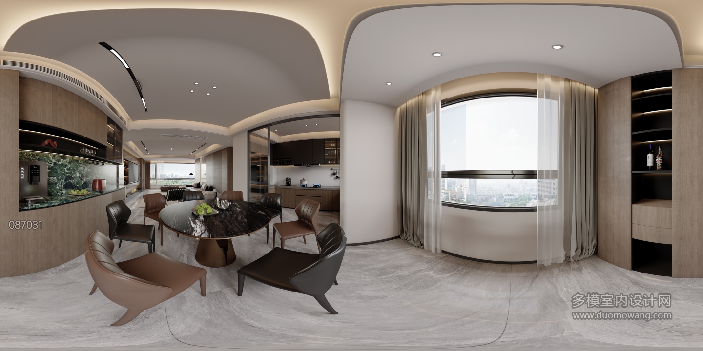 意式 餐厅 全景