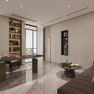 二楼书房起居室