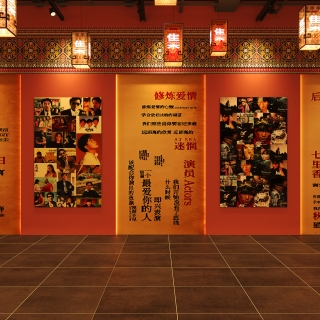 民谣集温州苍南江湾城店唱片墙