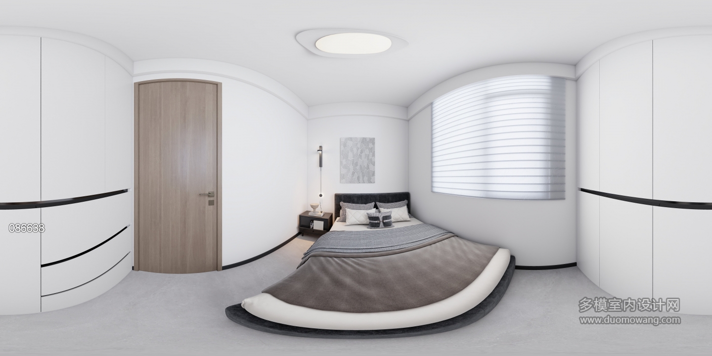 现代极简次卧