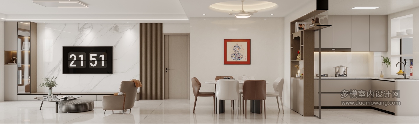 现代客餐厅特写B