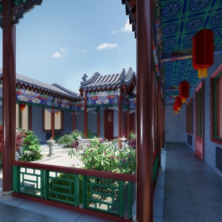 别墅庭院二套-1