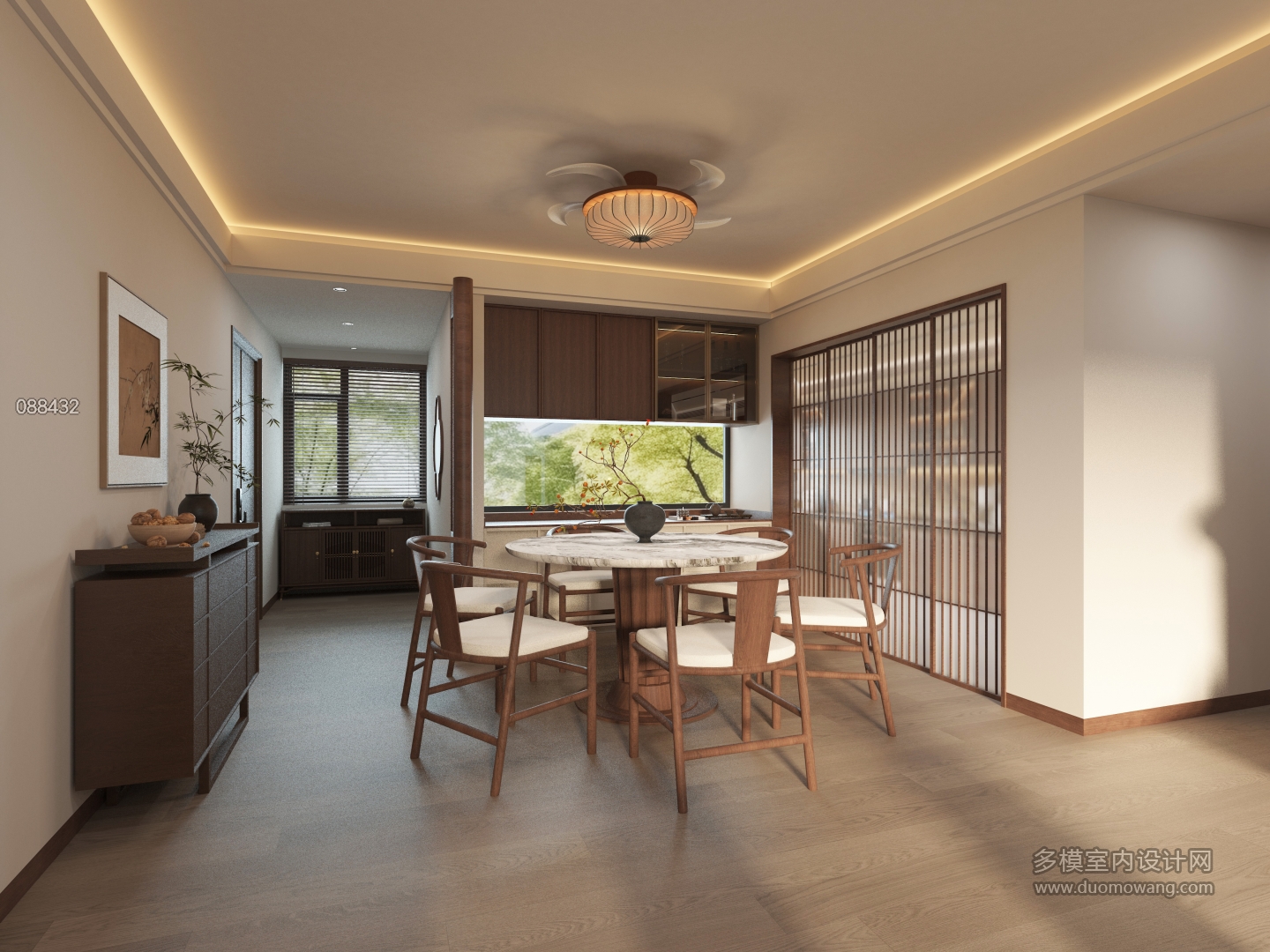 宋式家装客餐厅单张 (2)