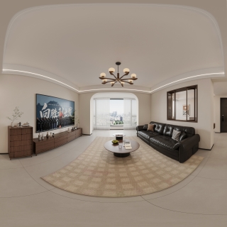 中古风客餐厅全景