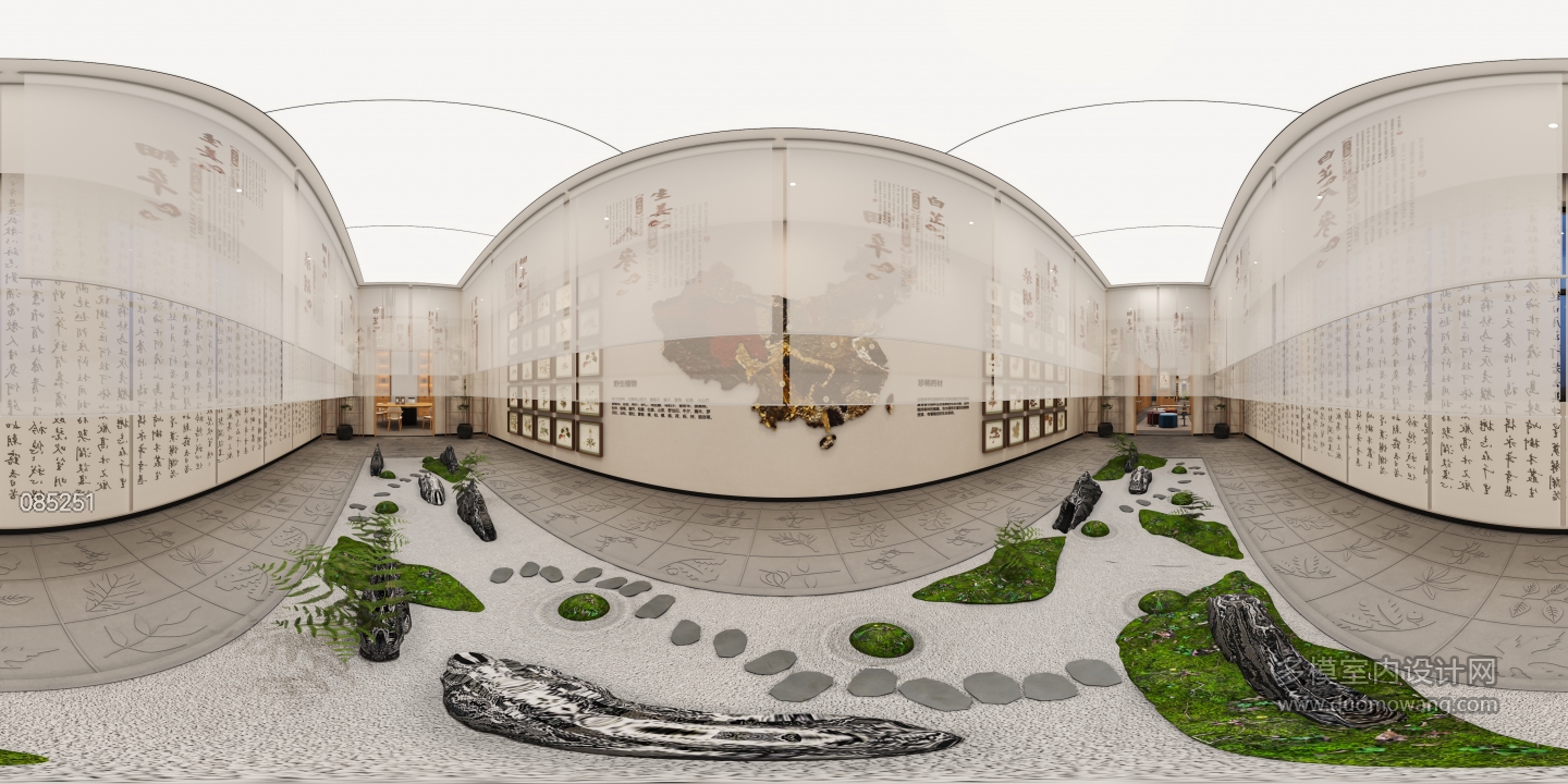 药材地图分布区全景