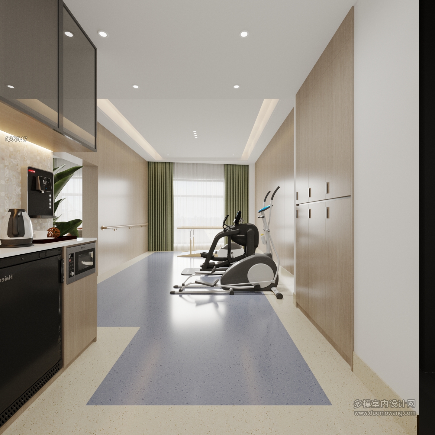 现代医院病房工区