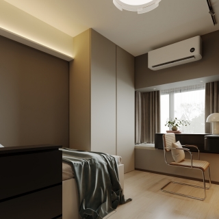 现代儿童房静态