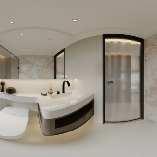 现代公共卫生间