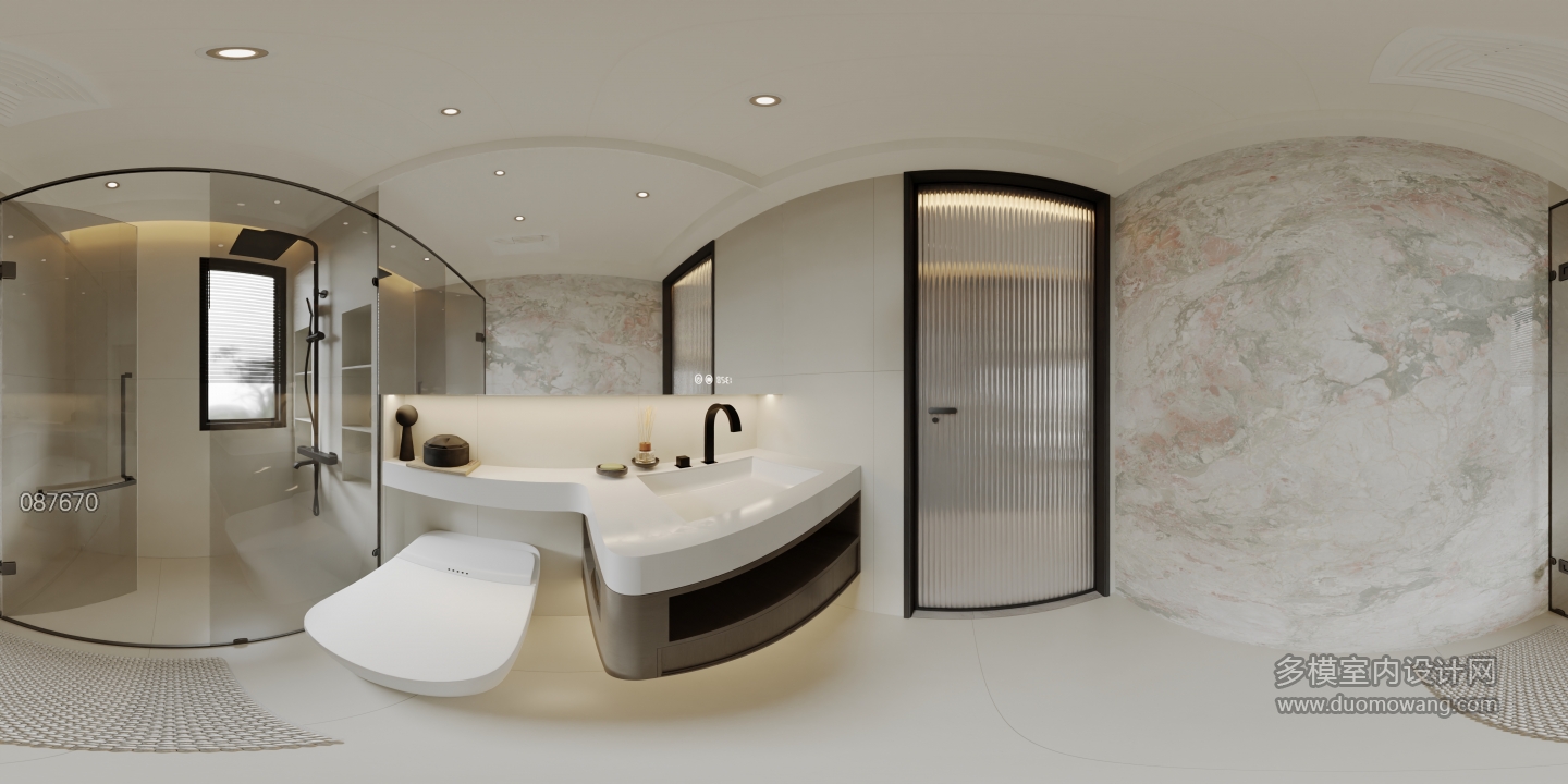 现代公共卫生间