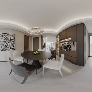 现代模型_2餐厅