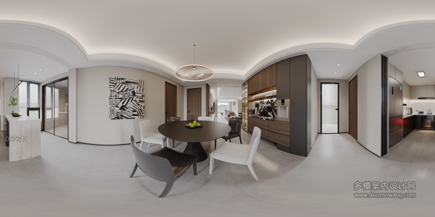 现代模型_2餐厅