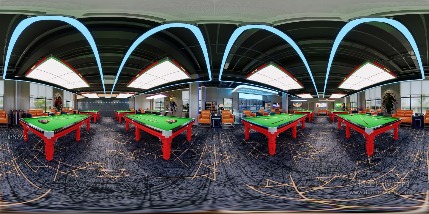 现代台球室_360