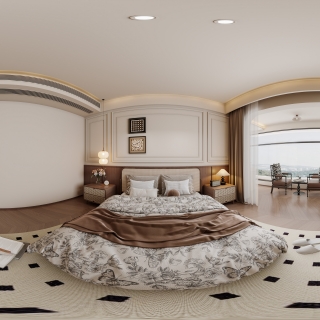 法式中古主卧全景