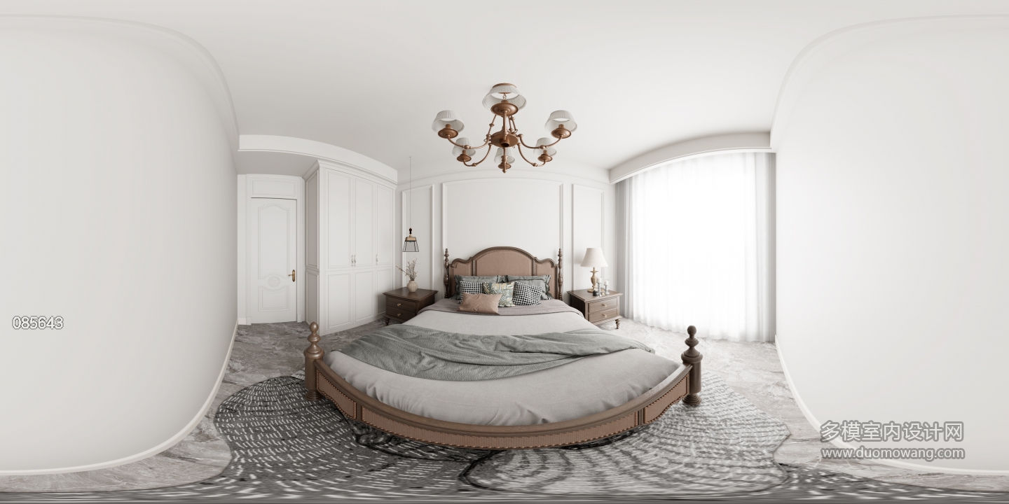 美式卧室全景