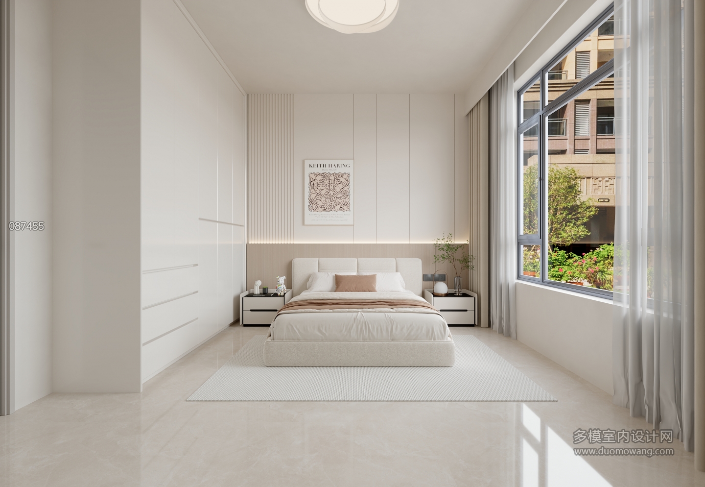 现代二层次卧特写_output