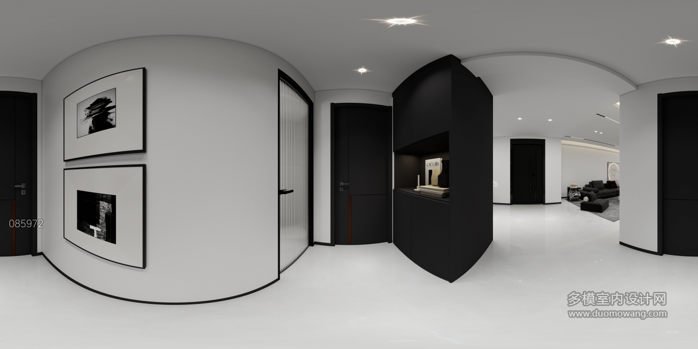 黑白灰玄关