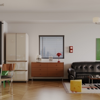 包豪斯沙发背景墙