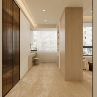 现代二楼主卧书房