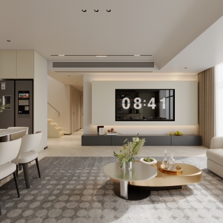 现代电视背景特写