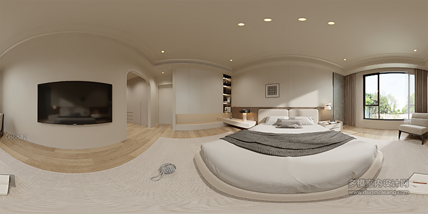 简法复古卧室360