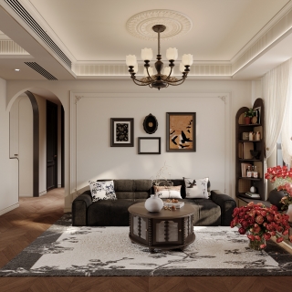 法式复古 沙发墙 静态