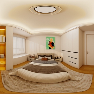 原木奶油风次卧3