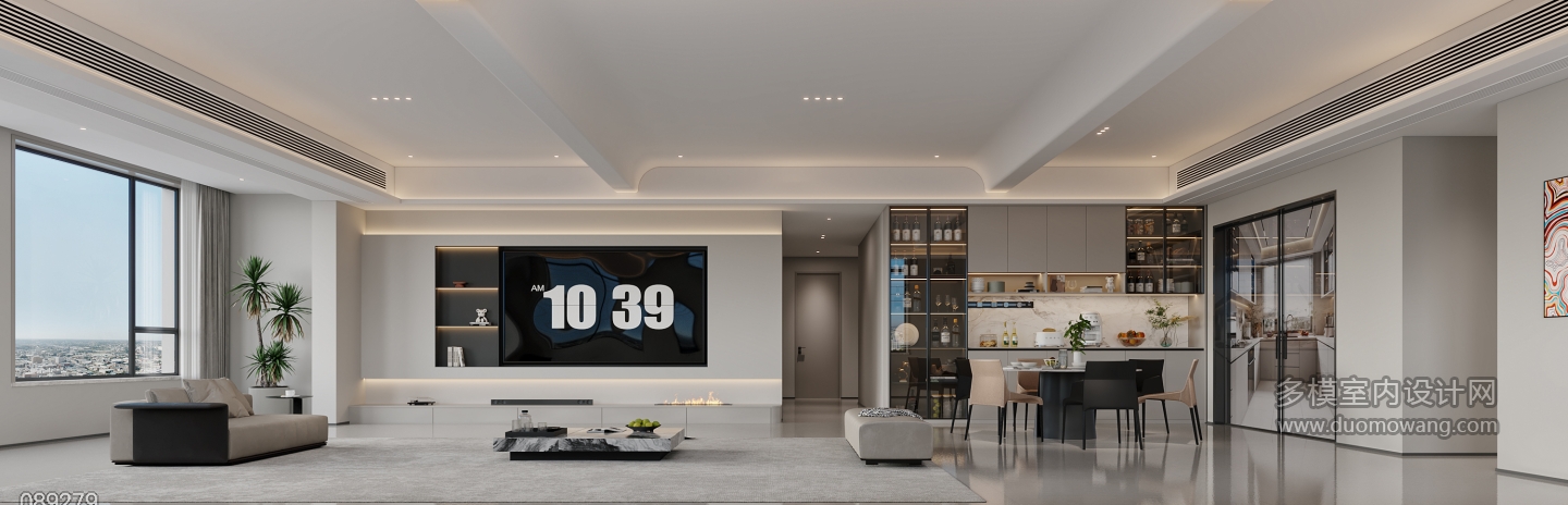 现代风格电视背景特写