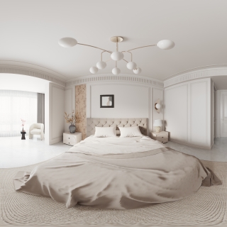 法式主卧室全景