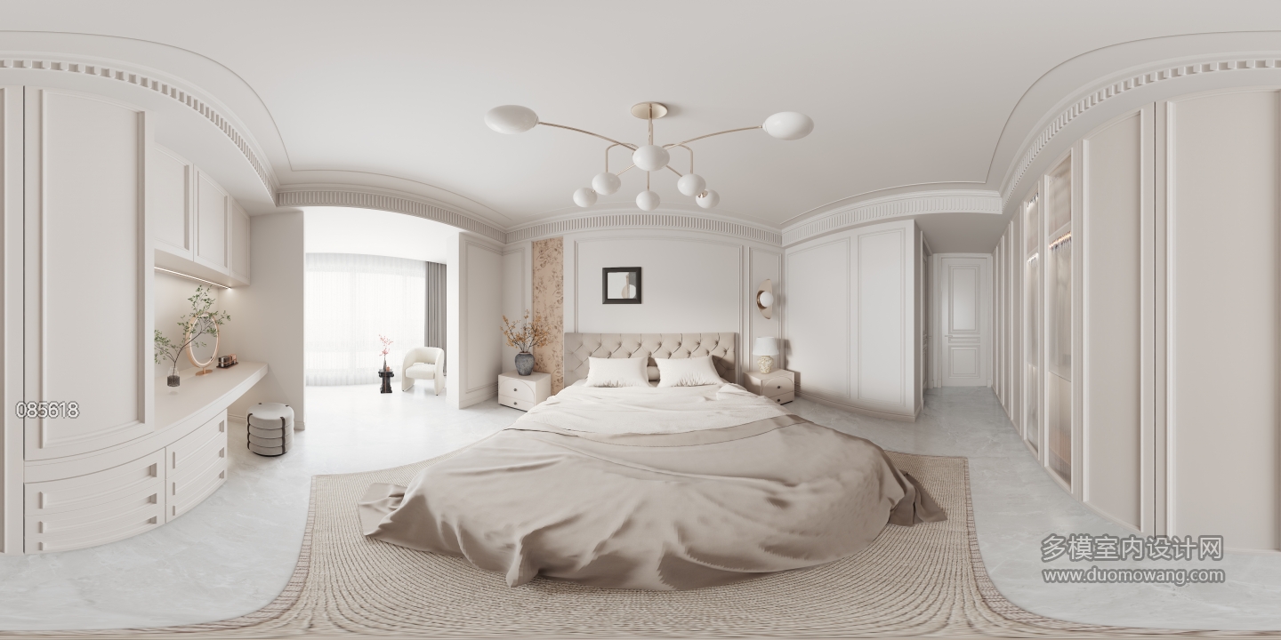 法式主卧室全景