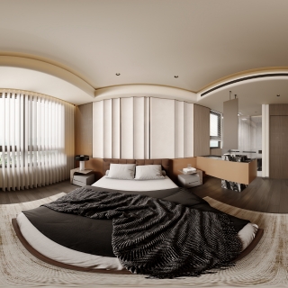 意式 主卧 全景