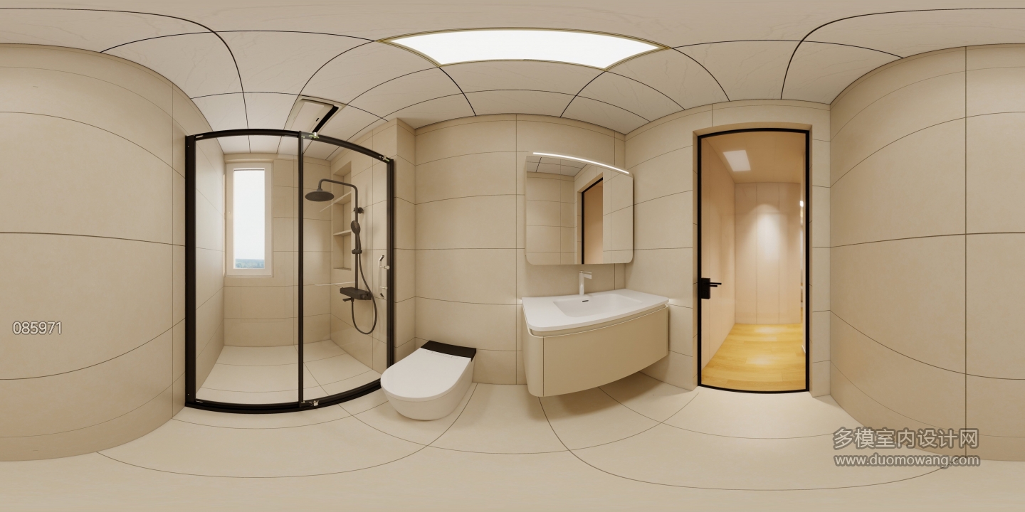 原木奶油风主卫