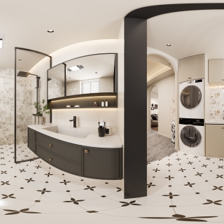 美式卫生间全景