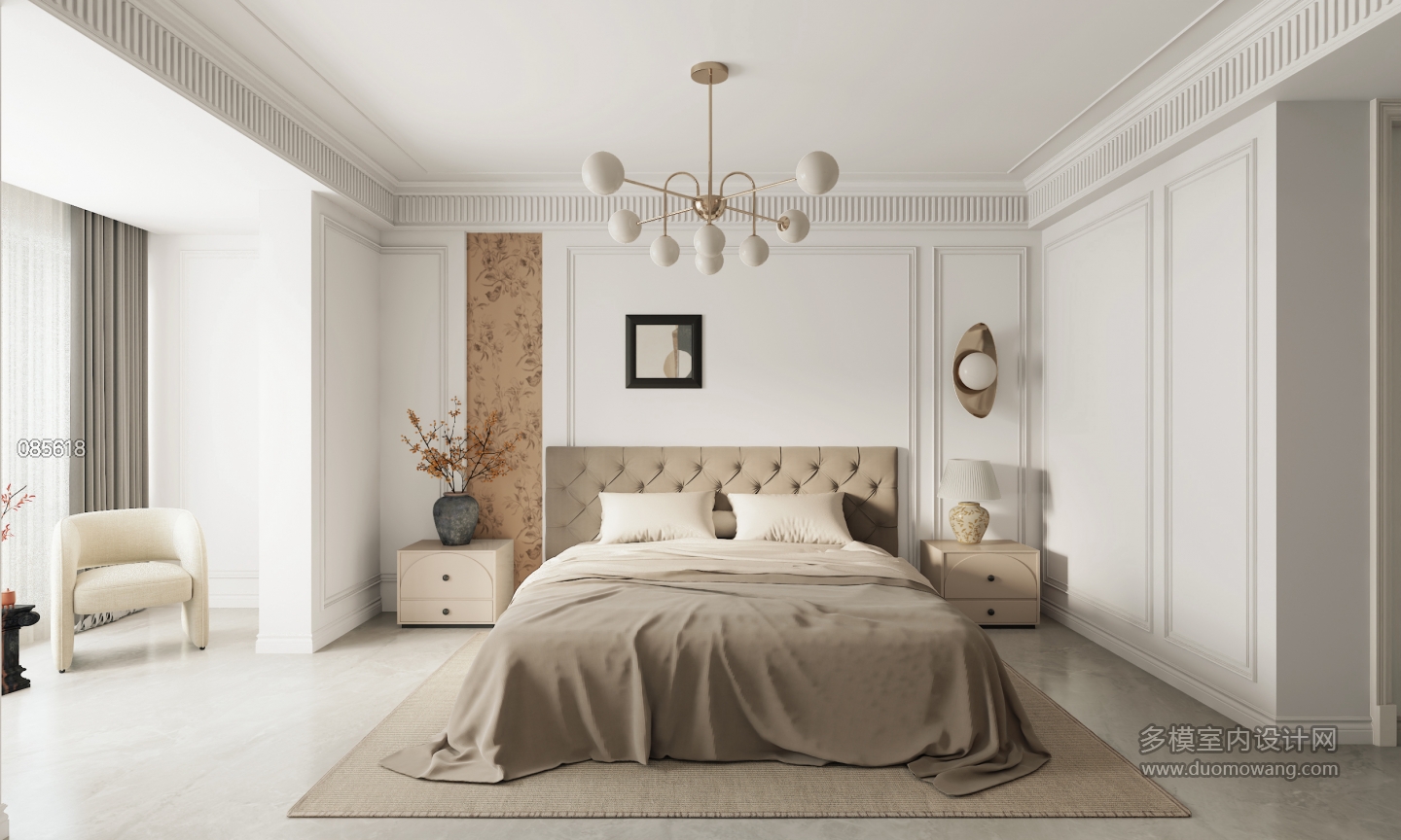 法式主卧室单张