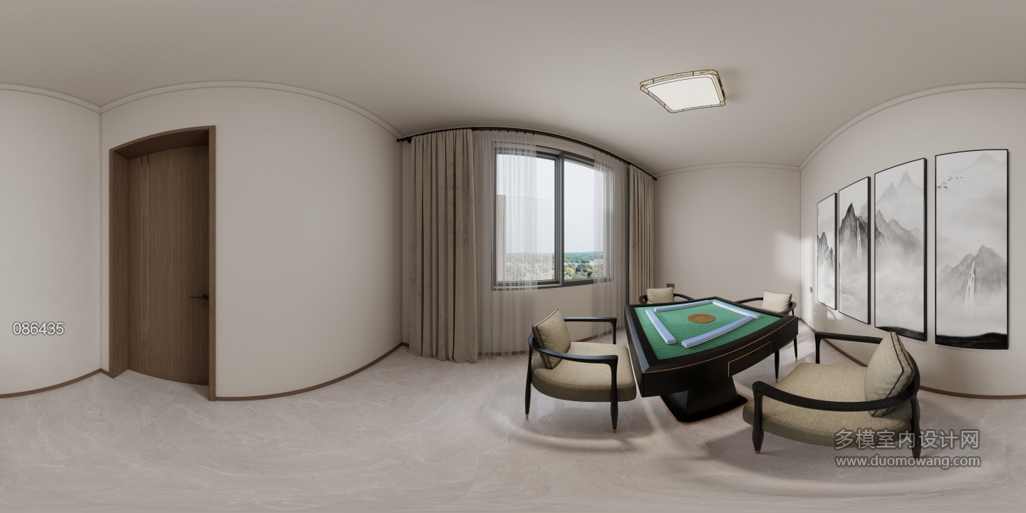 新中式三楼棋牌室