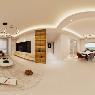 原木奶油风客餐厅