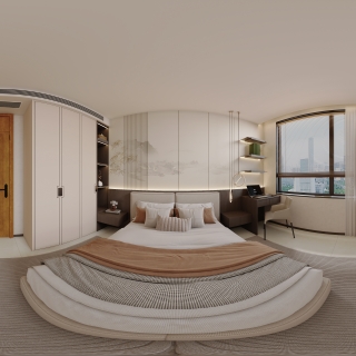 新中式 次卧 1 全景