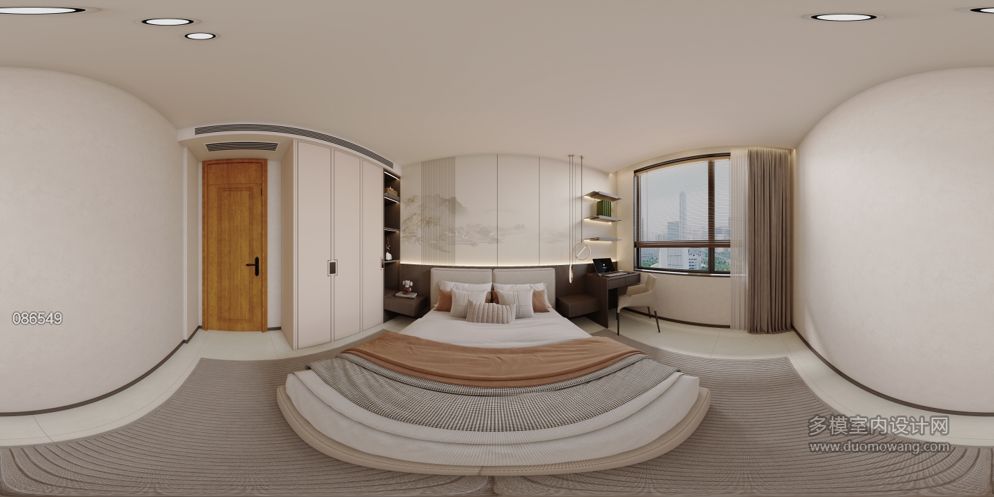 新中式 次卧 1 全景